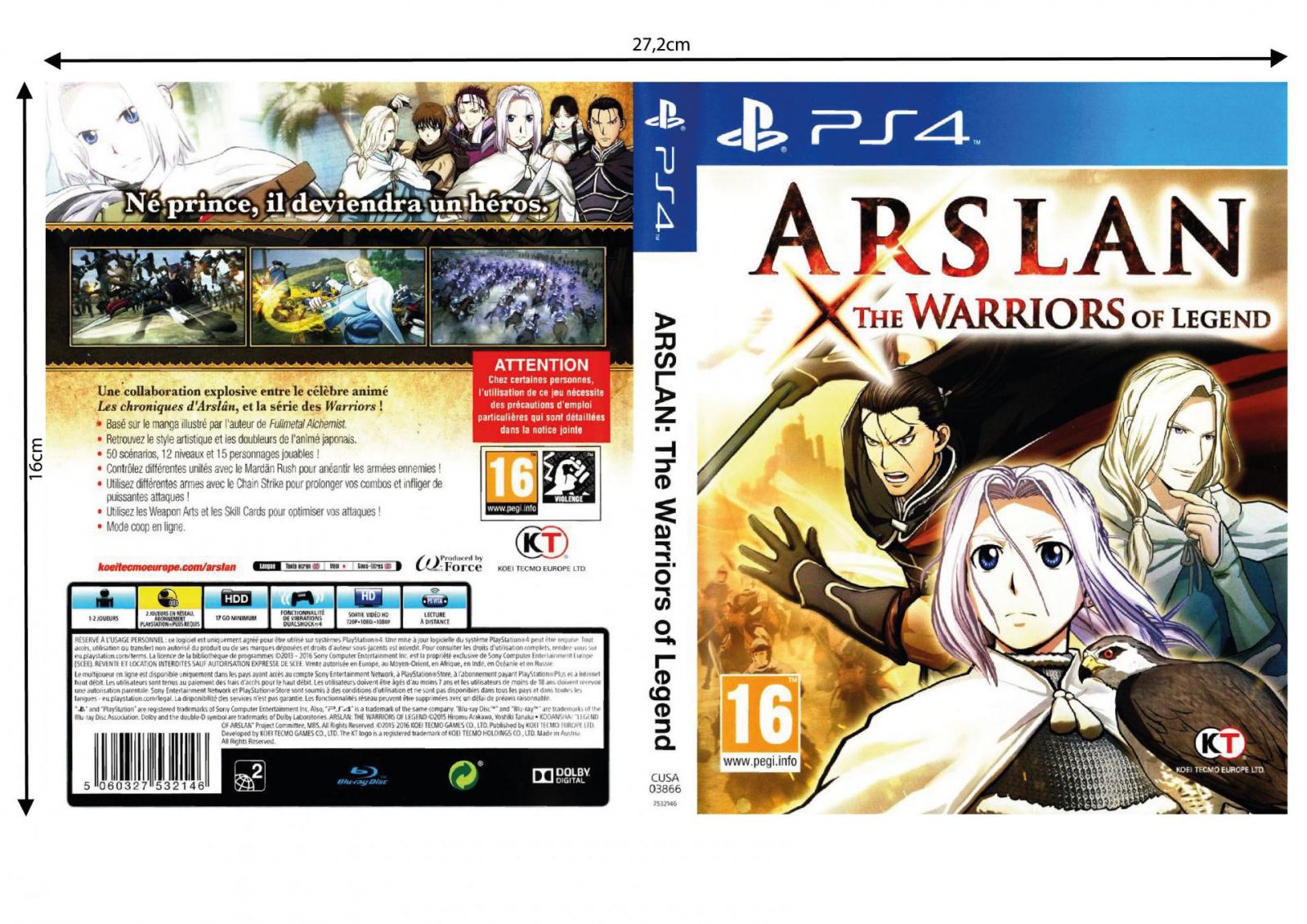 Arslan the warriors of legend 1