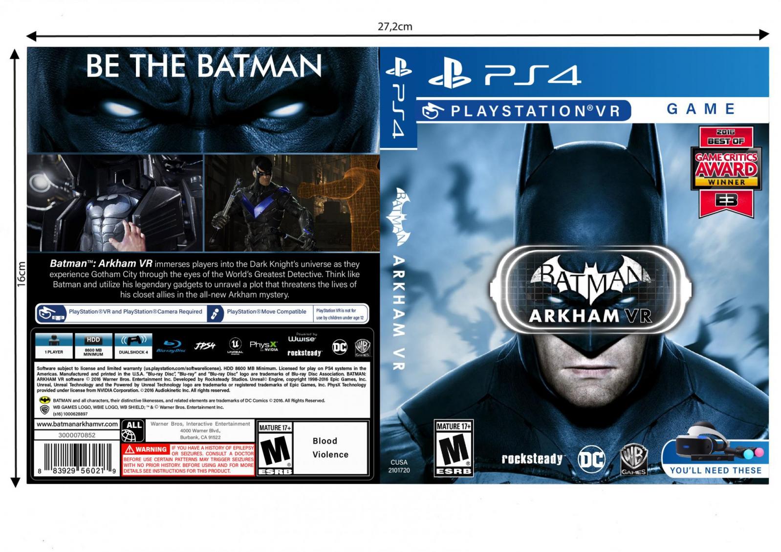 Batman arkham vr anglais 1