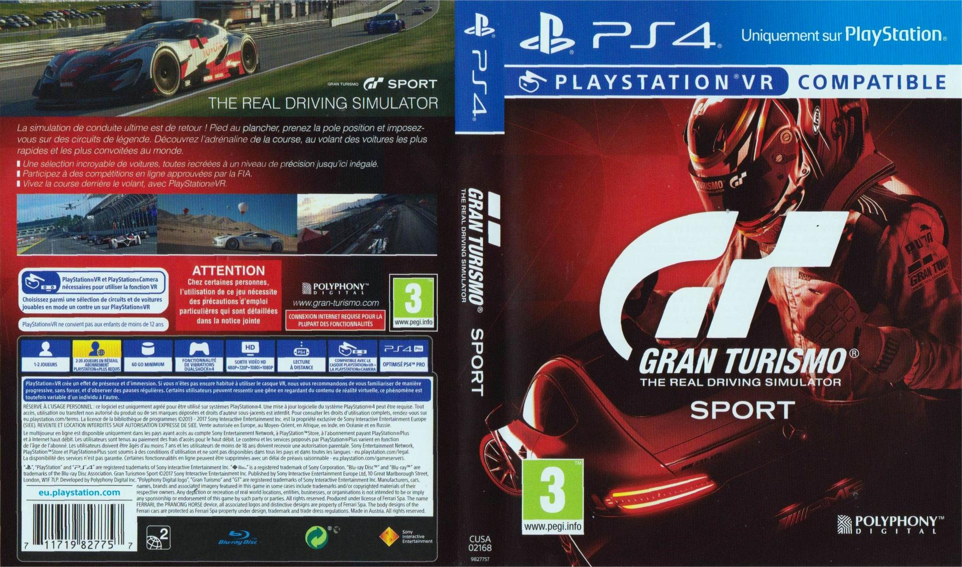 Jaquette Gran Turismo 7 - imprimer télécharger FR