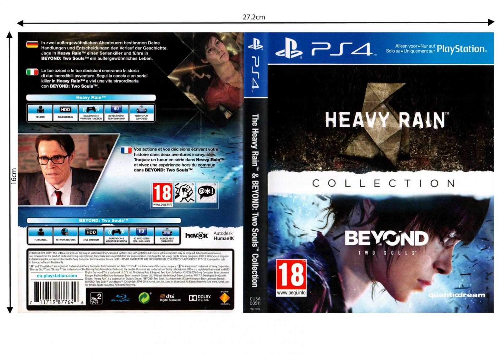 The heavy rain beyond two souls