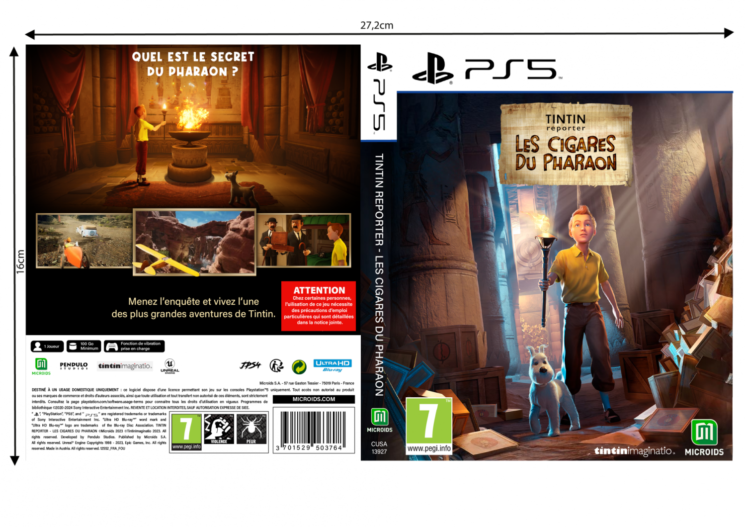 Tintin reporter les cigares du pharaon