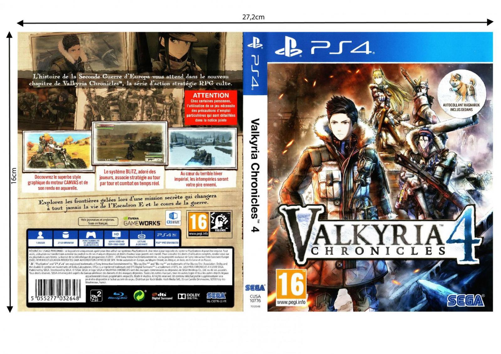 Valkyria chronicles 4